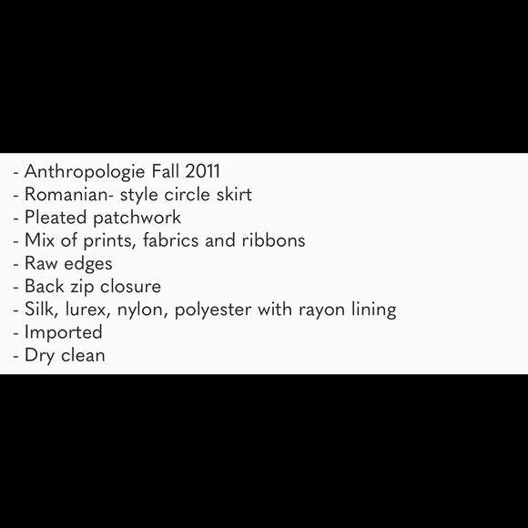 ANTHROPOLOGIE Accordion Pleated Vintage Boho Valea Skirt COREY LYNN CALTER Small - Picture 15 of 15